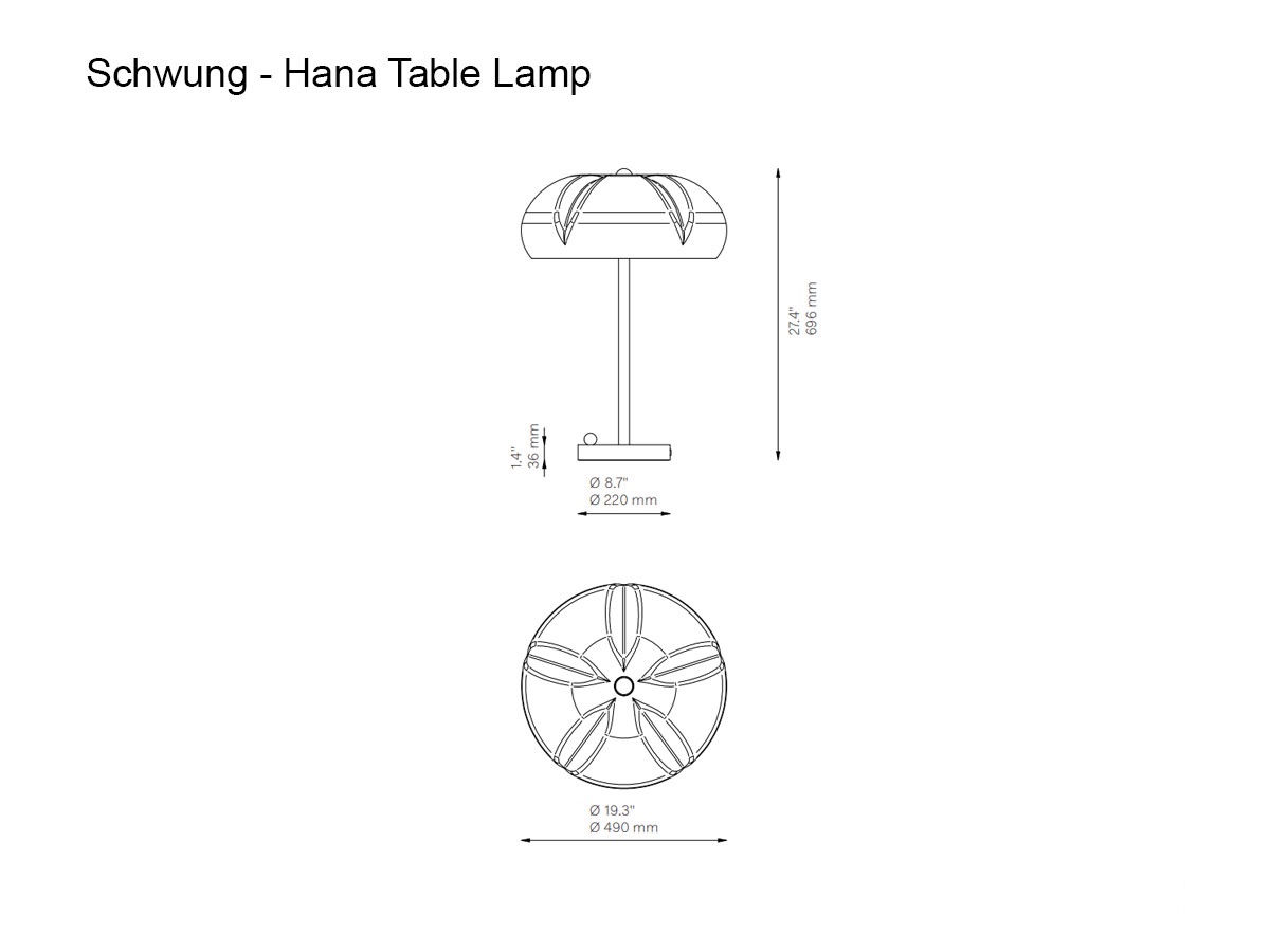 Schwung Hana Table Lamp