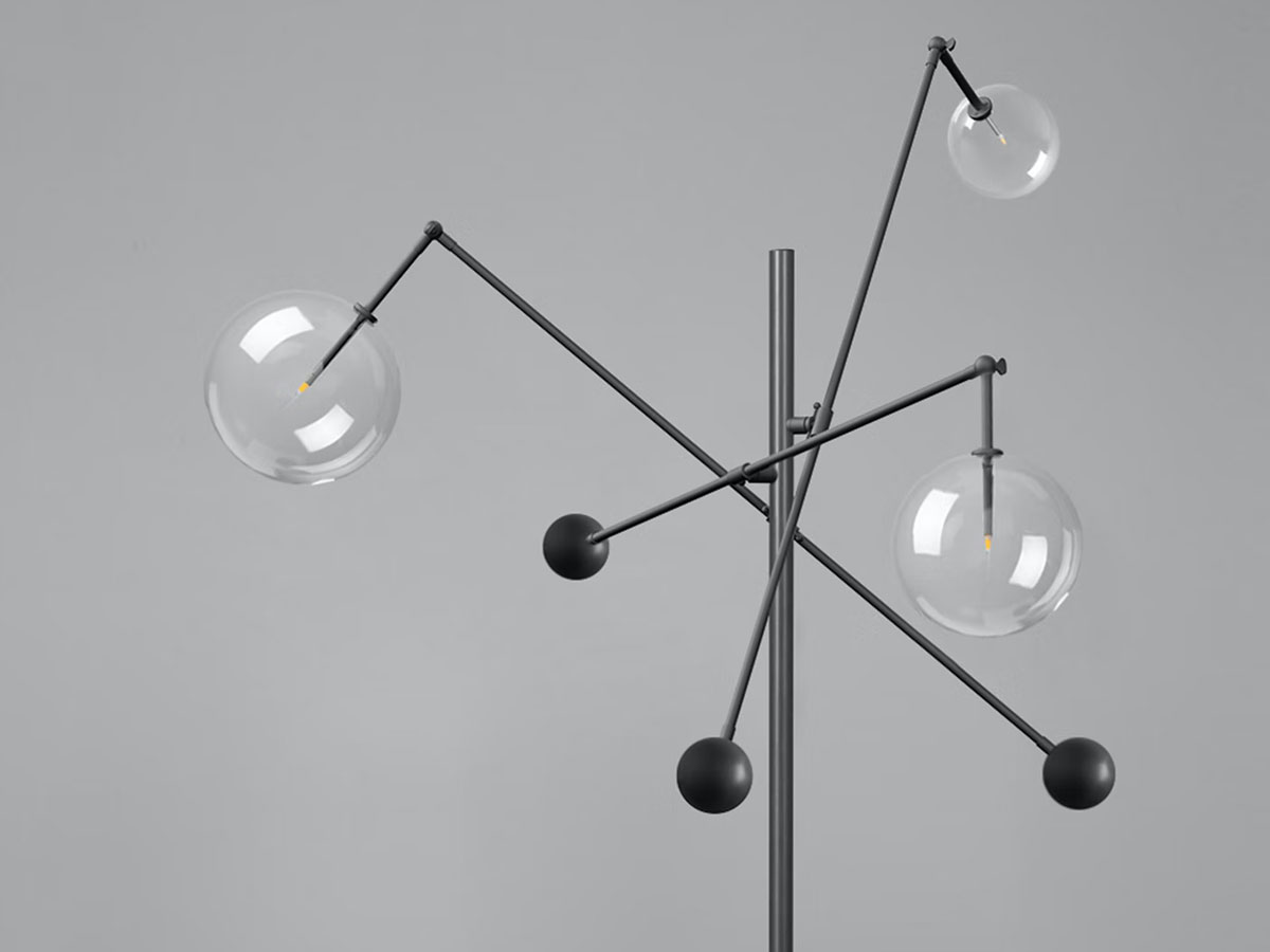 Schwung Milan 3 Arms Floor Lamp