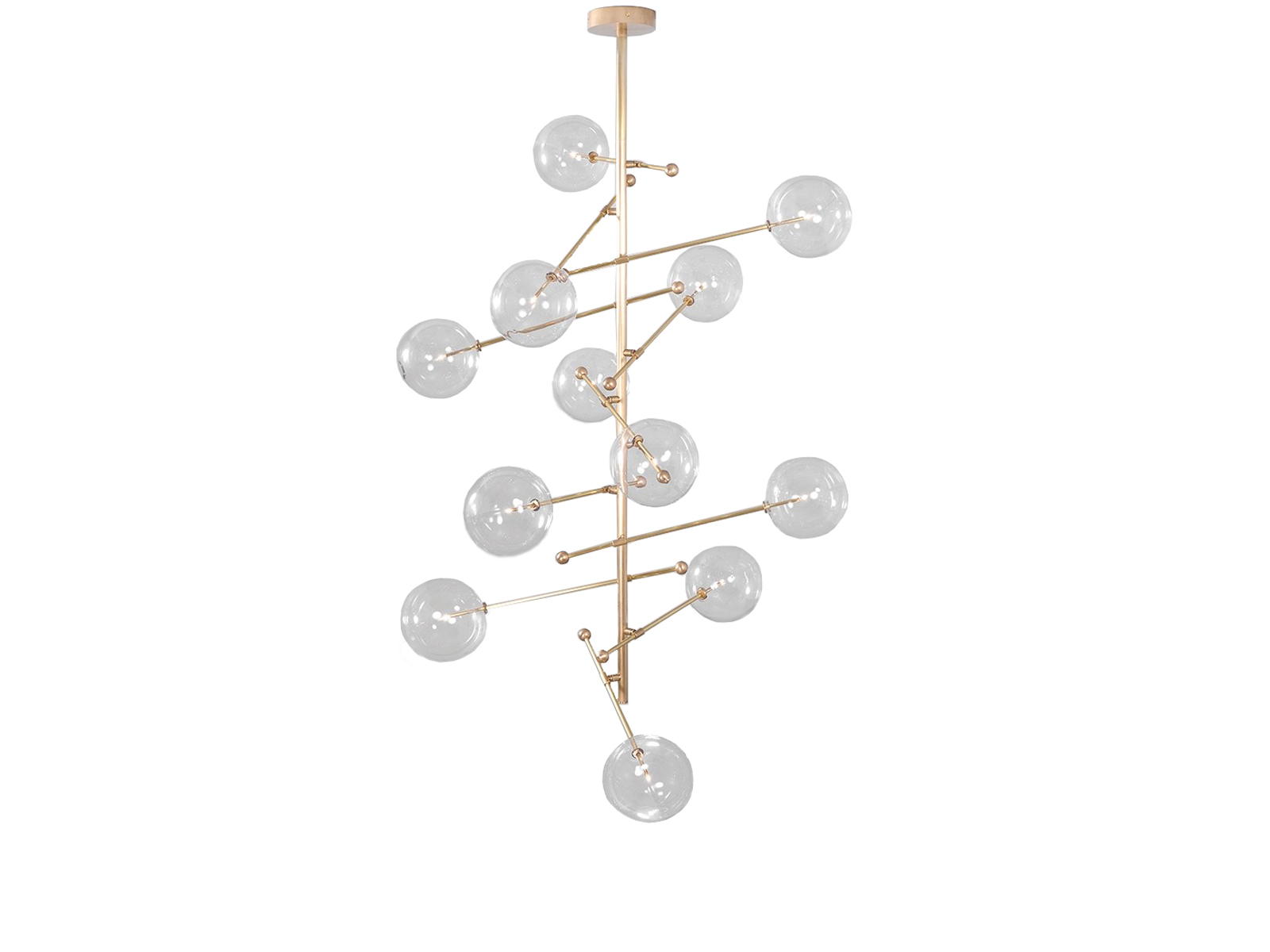 Schwung Rd15 12 Arm Chandelier Suspension Lamp
