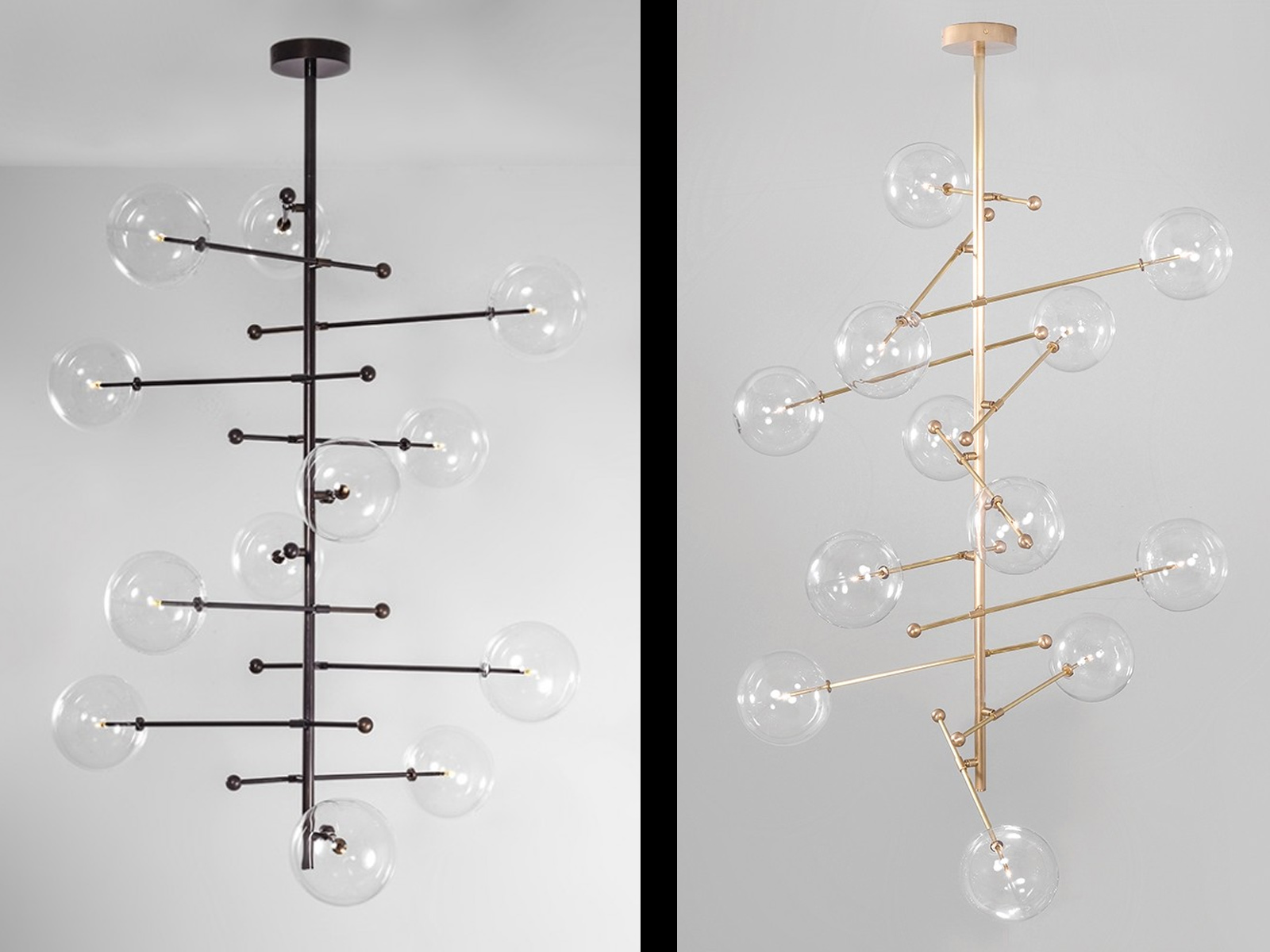 Schwung Rd15 12 Arm Chandelier Suspension Lamp