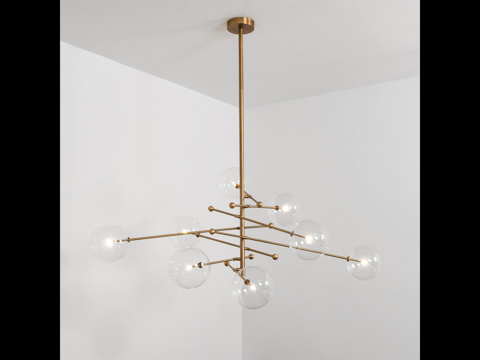 Schwung Rd15 8 Arm Chandelier Suspension Lamp