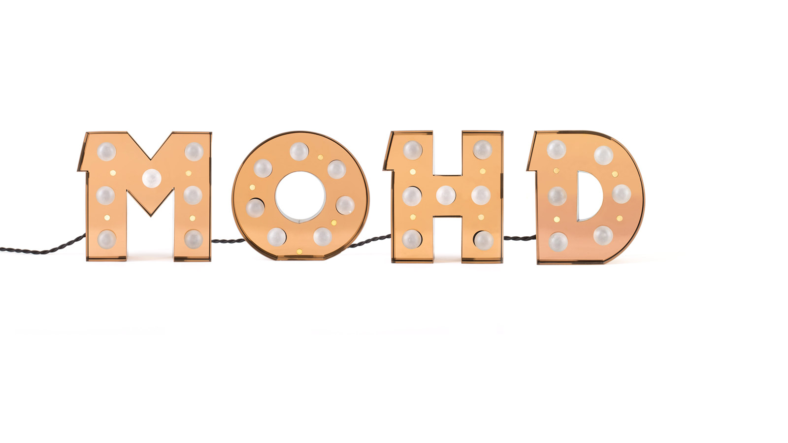 Торшер Seletti Caractère Alphabet Lights