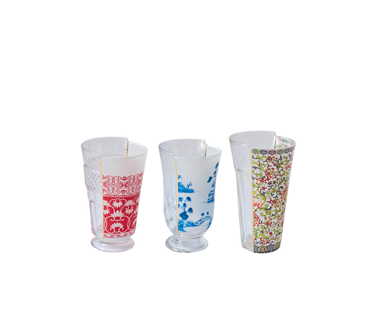 Стаканы Seletti Hybrid Clarice Set 3, коктейль
