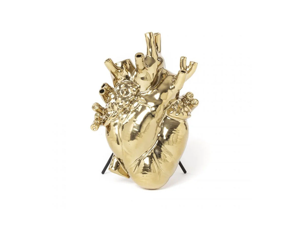 Ваза Seletti Love in Bloom Giant Gold