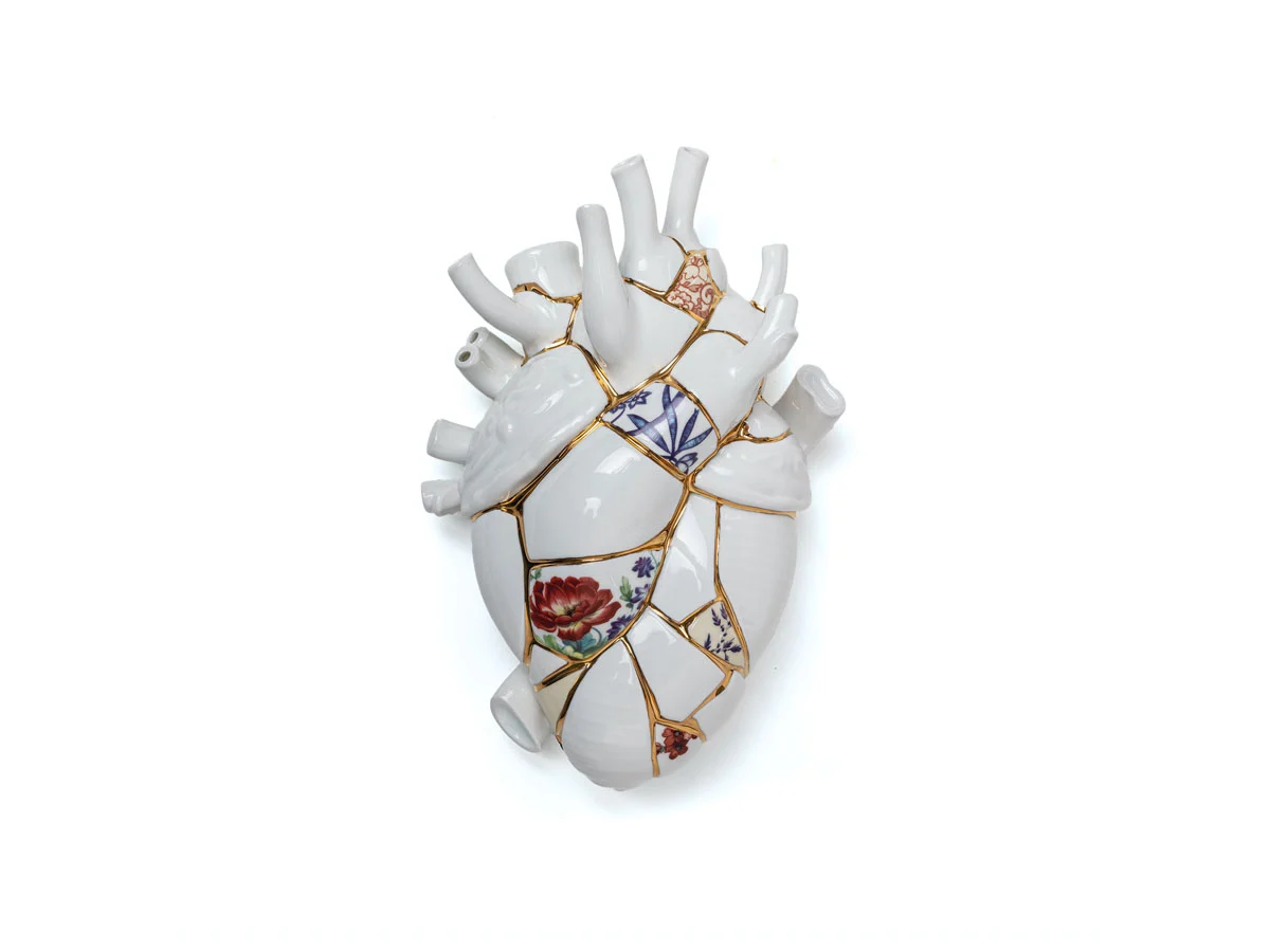 Ваза Seletti Love In Bloom Kintsugi