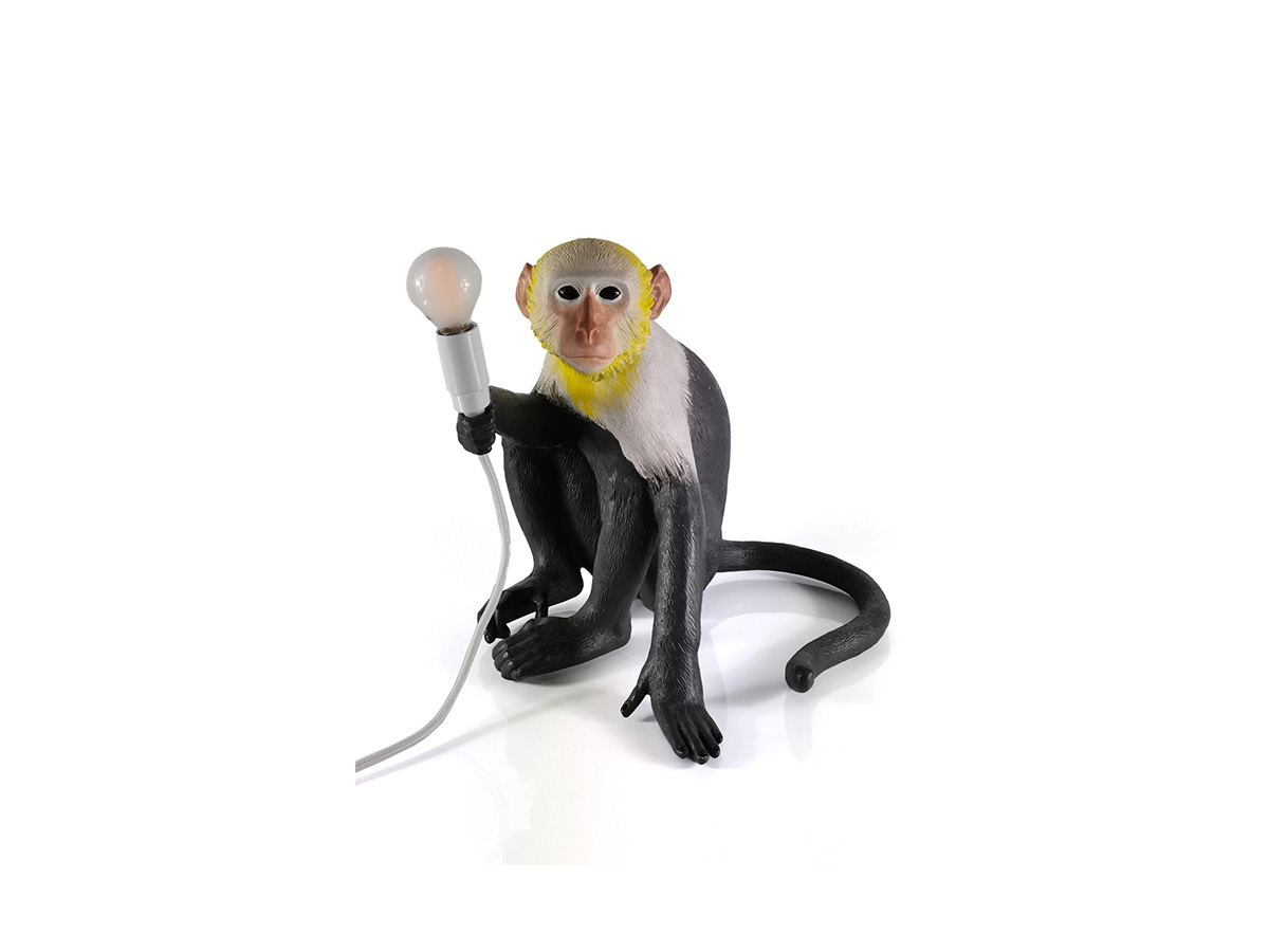 Настольная лампа Seletti Monkey Sitting, для помещений лимитированная серия