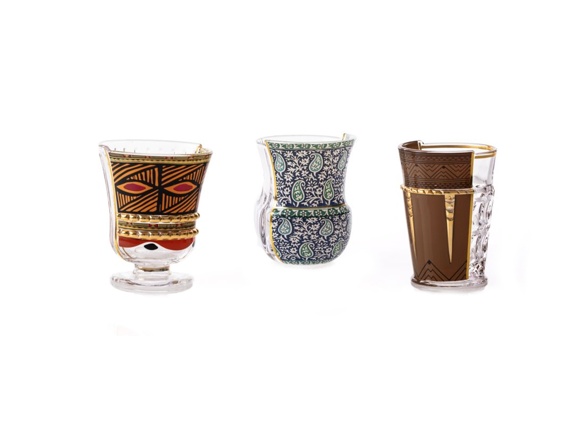 Стаканы Seletti Rodinia, набор 3