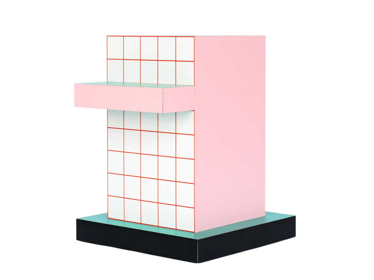 Журнальный столик Seletti Superside Table Red Grid