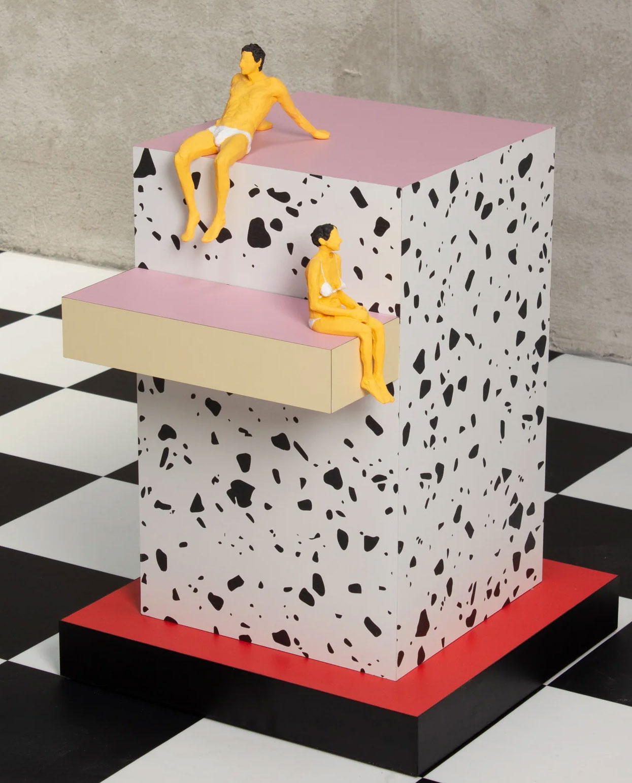 Журнальный столик Seletti Superside Table Terrazzo
