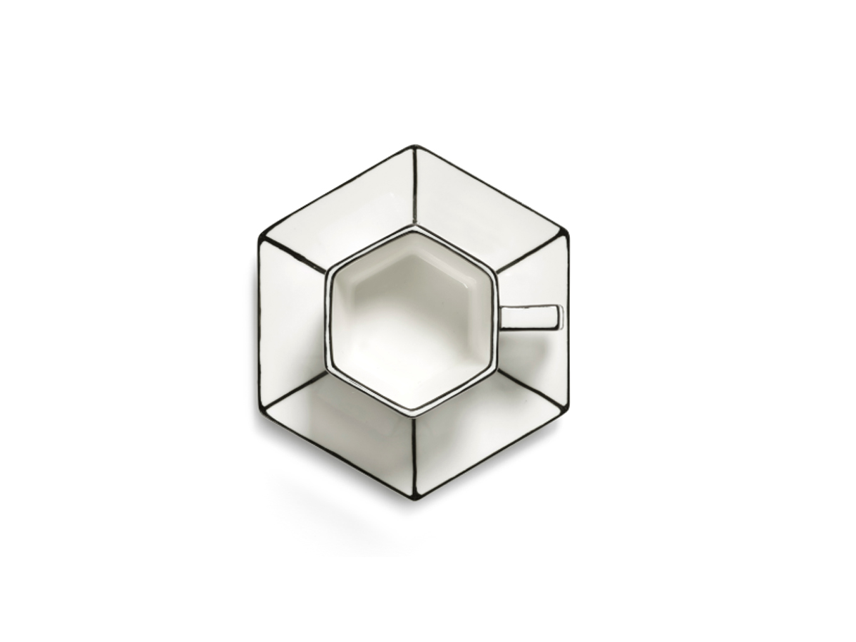 Чашка Serax Carte Blanche, кофе эспрессо с блюдцем