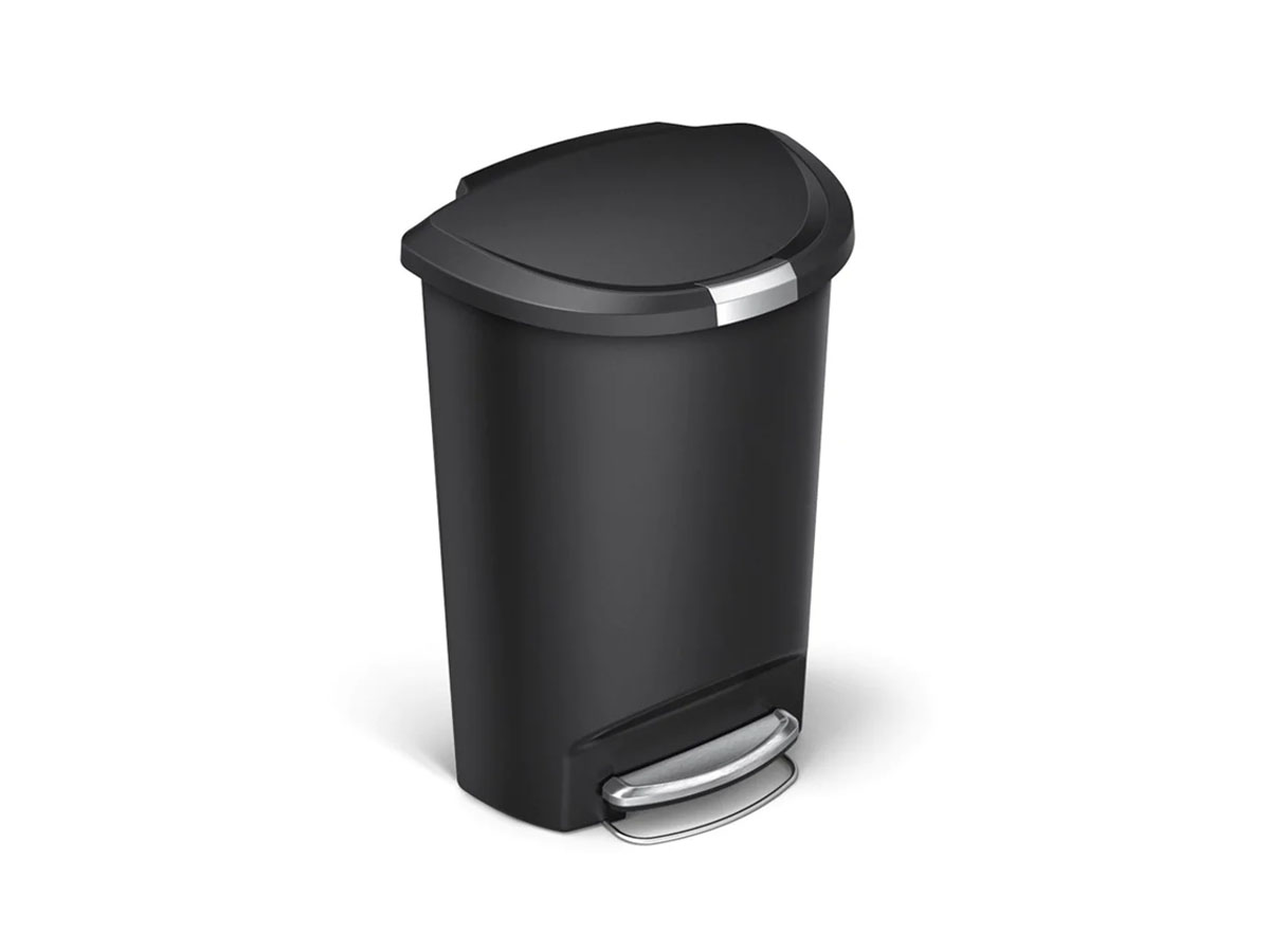 Мусорное ведро Simplehuman Semi-rotondo, 50 L с педалью