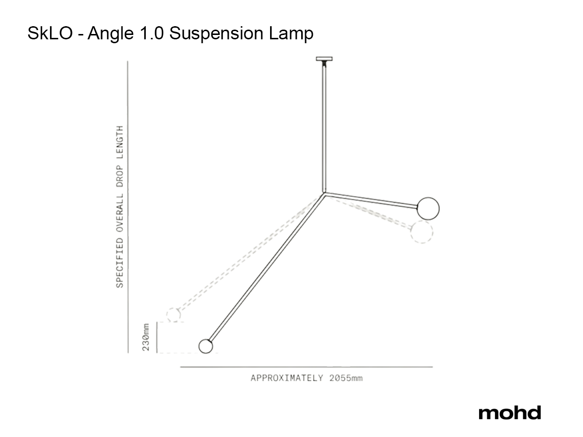 Подвесной светильник SkLO Angle 1.0
