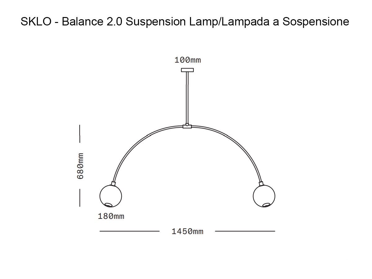 SkLO Balance 20 Suspension Lamp