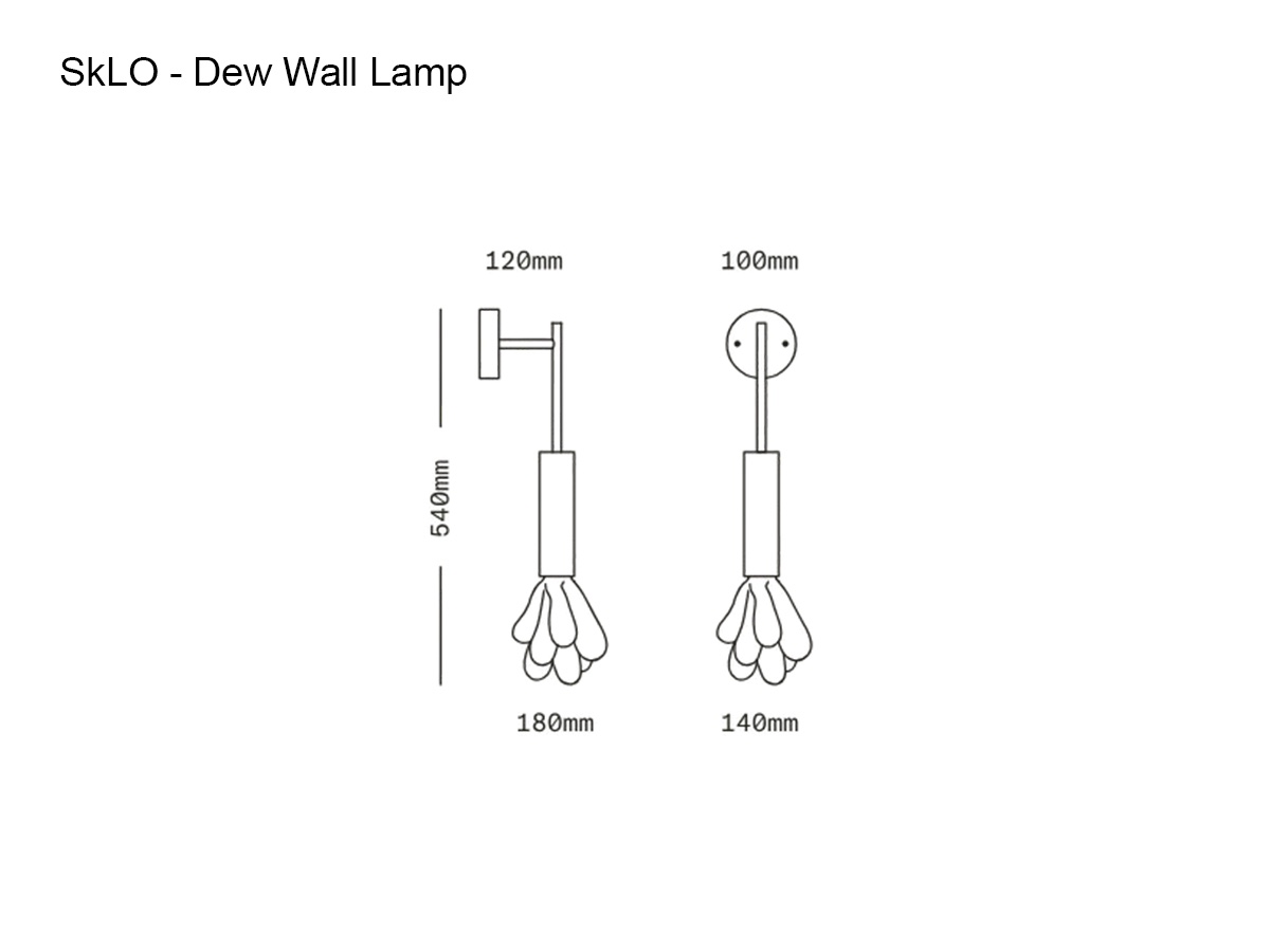 SkLO Dew Wall Lamp