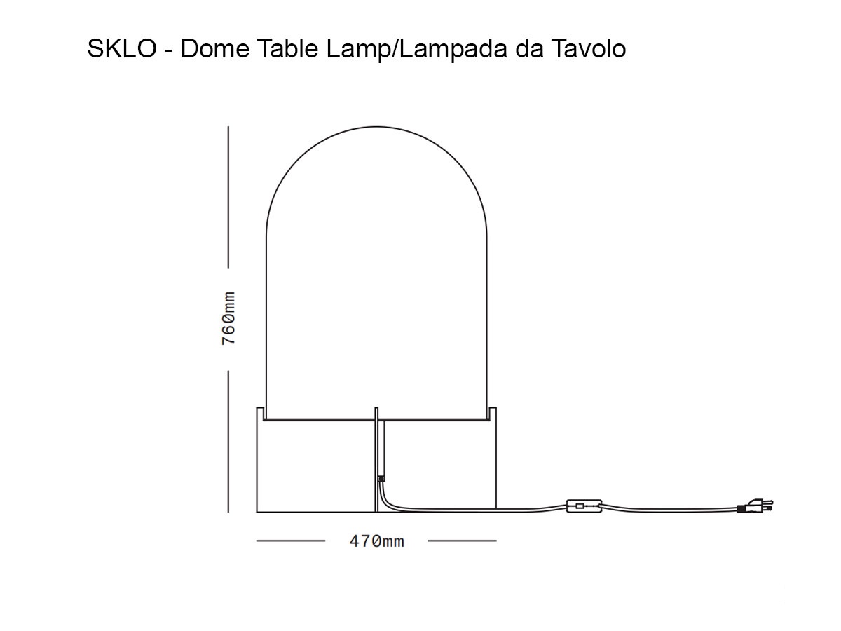 SkLO Dome Table Lamp