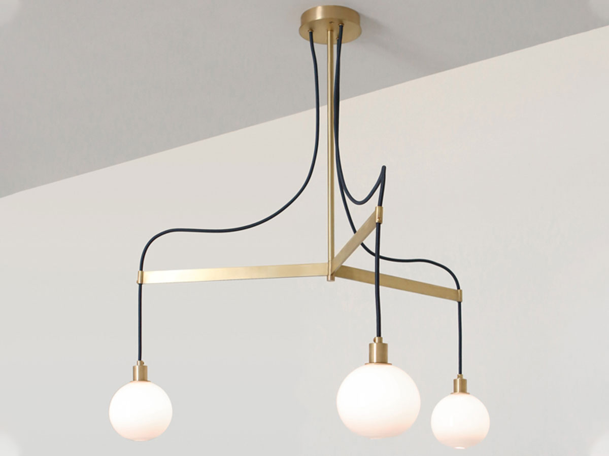 SkLO Drape 3 Arms Suspension Lamp