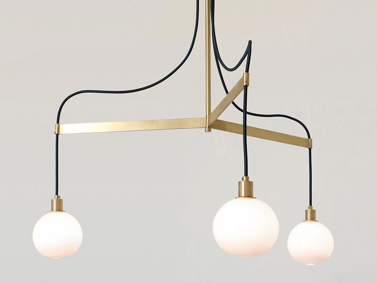 SkLO Drape 3 Arms Suspension Lamp