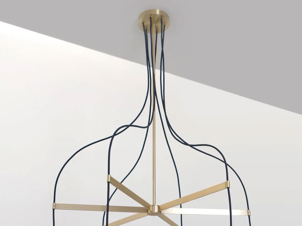 SkLO Drape Arm 6 Suspension Lamp