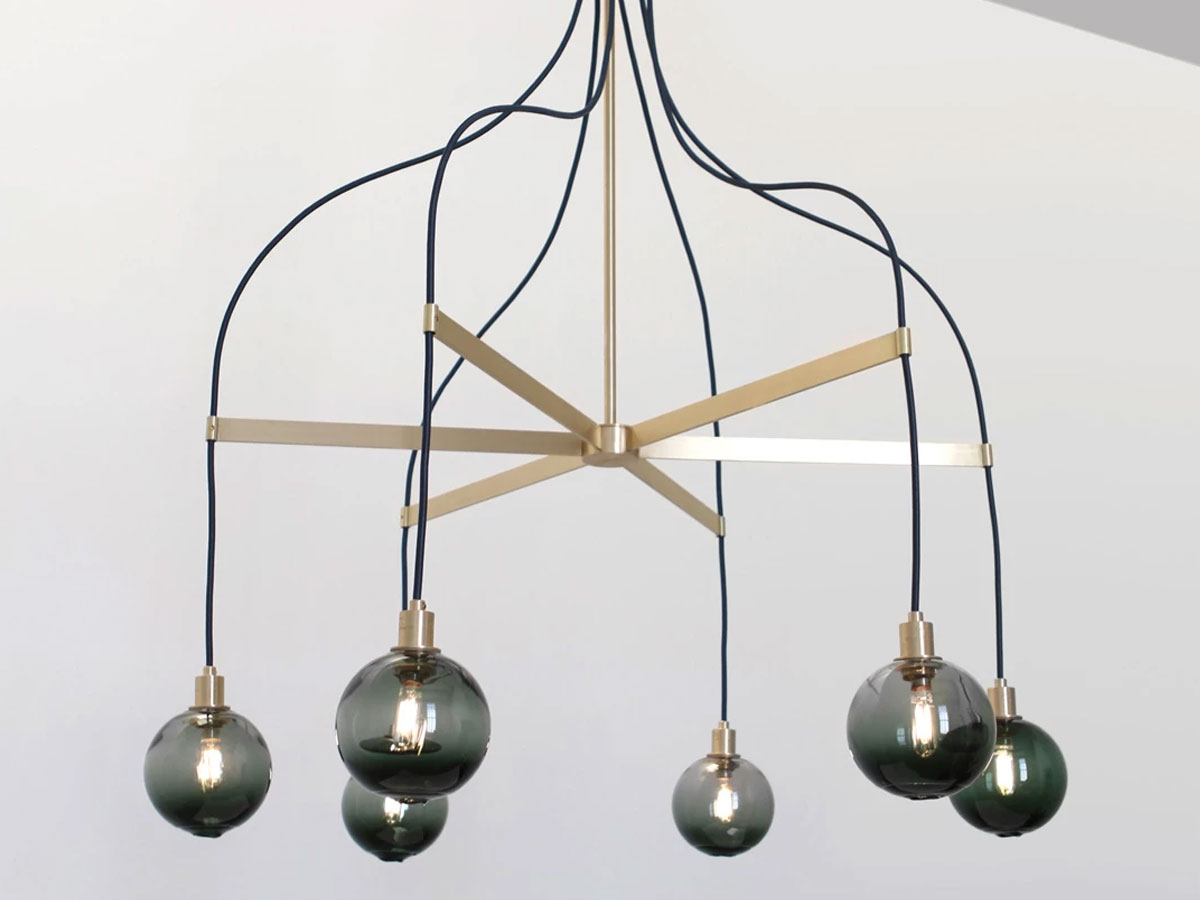 SkLO Drape Arm 6 Suspension Lamp