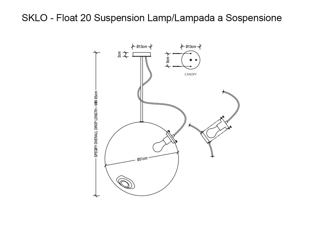 SkLO Float 20 Suspension Lamp