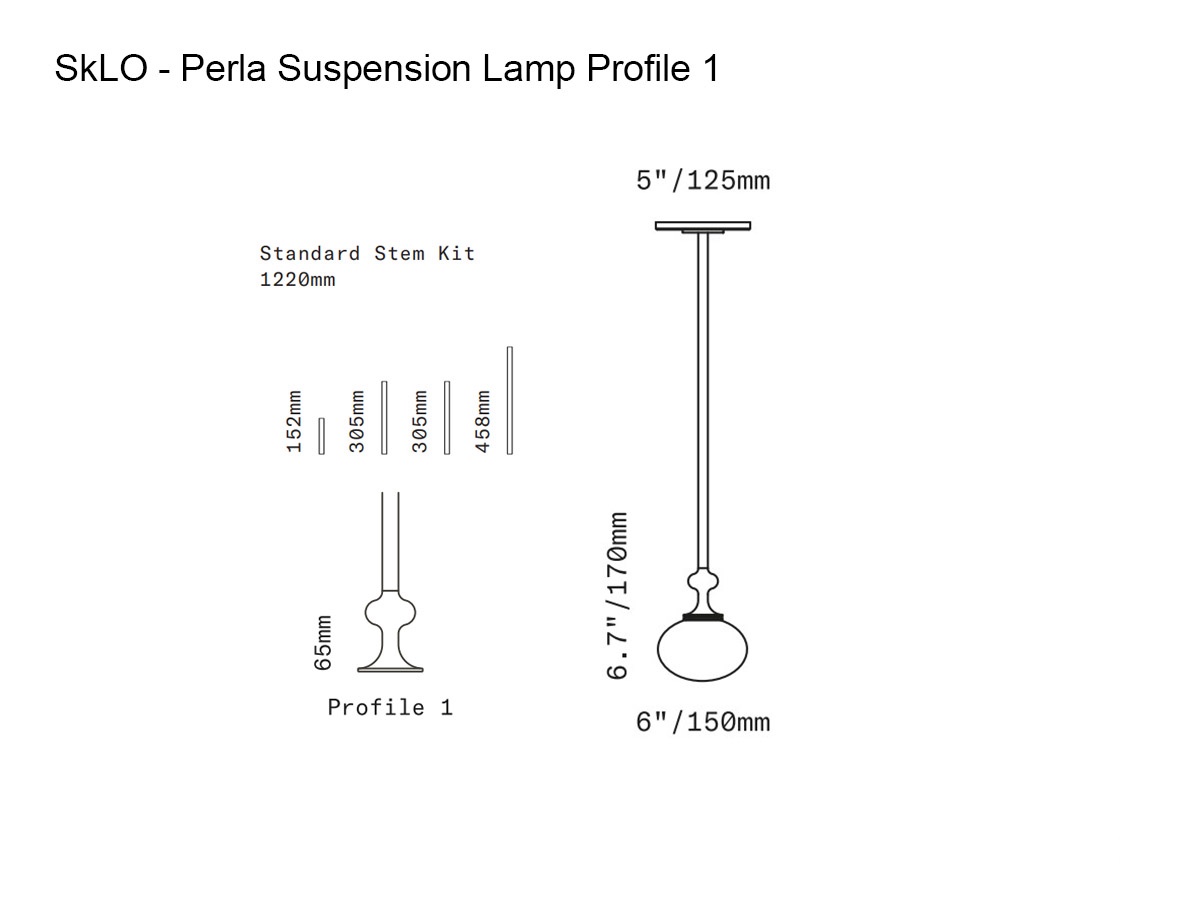 SkLO Perla Suspension Lamp Profile 1