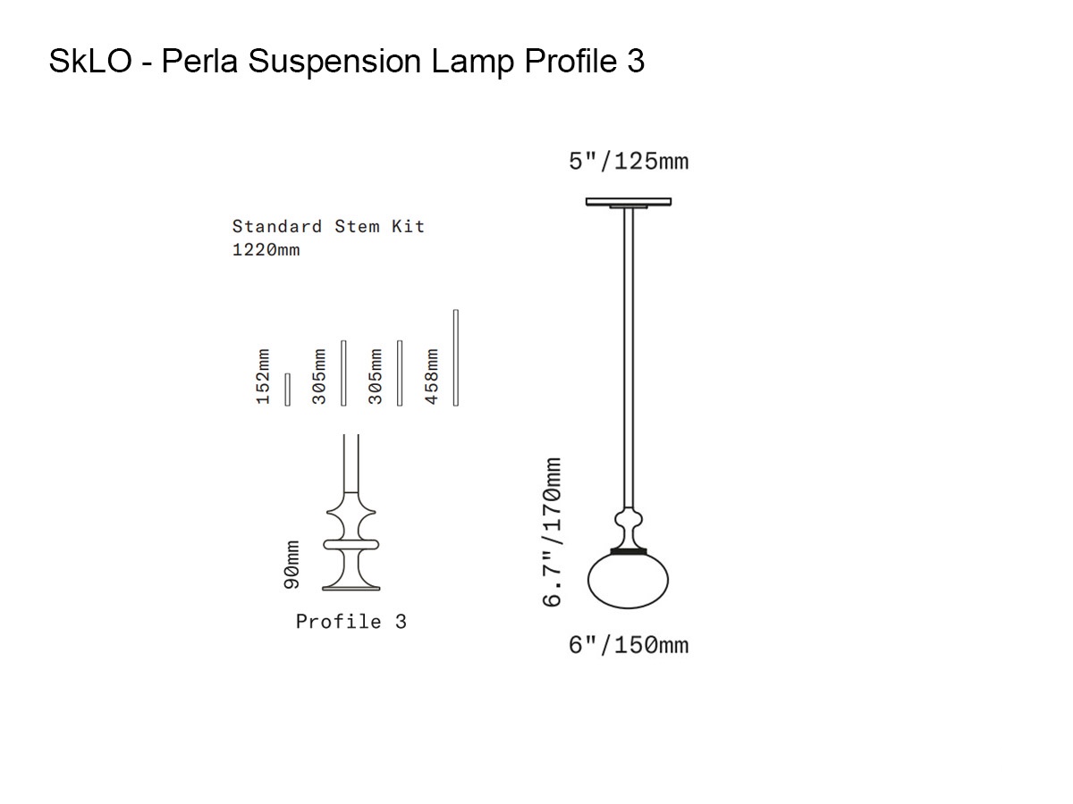 SkLO Perla Suspension Lamp Profile 3