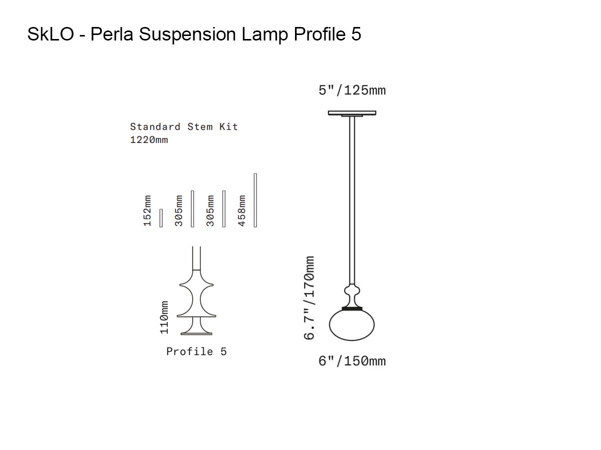 SkLO Perla Suspension Lamp Profile 5