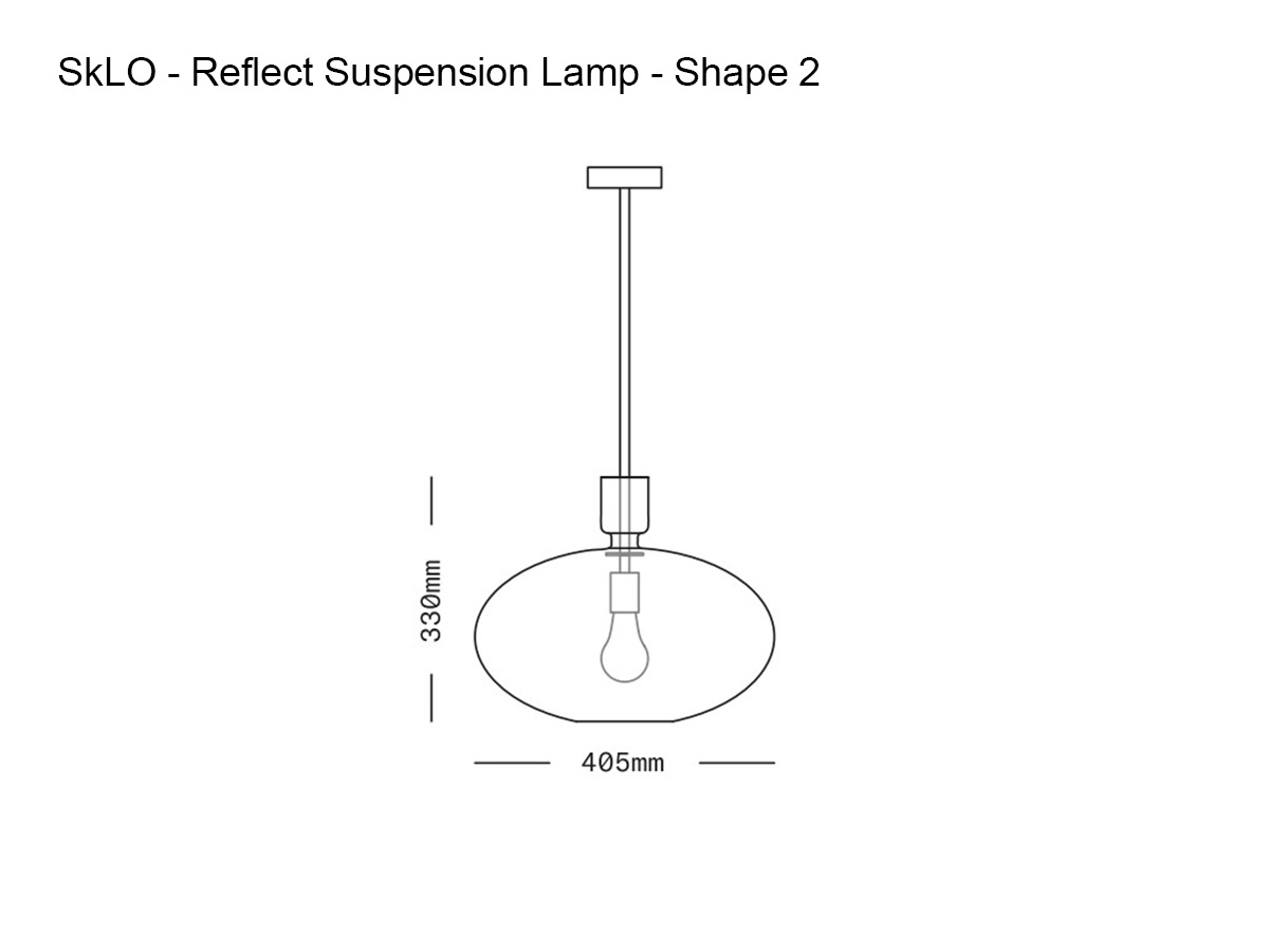 SkLO Reflect Suspension Lamp Shape 2