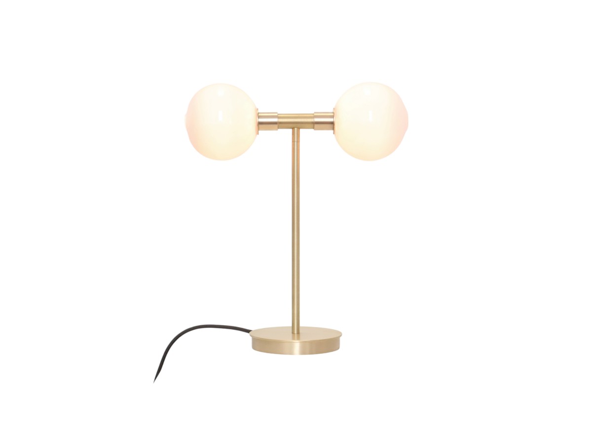 SkLO Stem 2x Table Lamp Brushed Brass