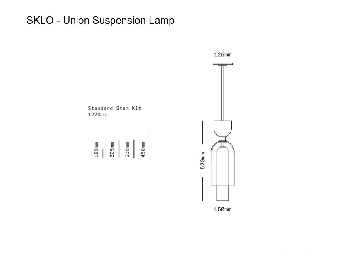 SkLO Union Suspension Lamp