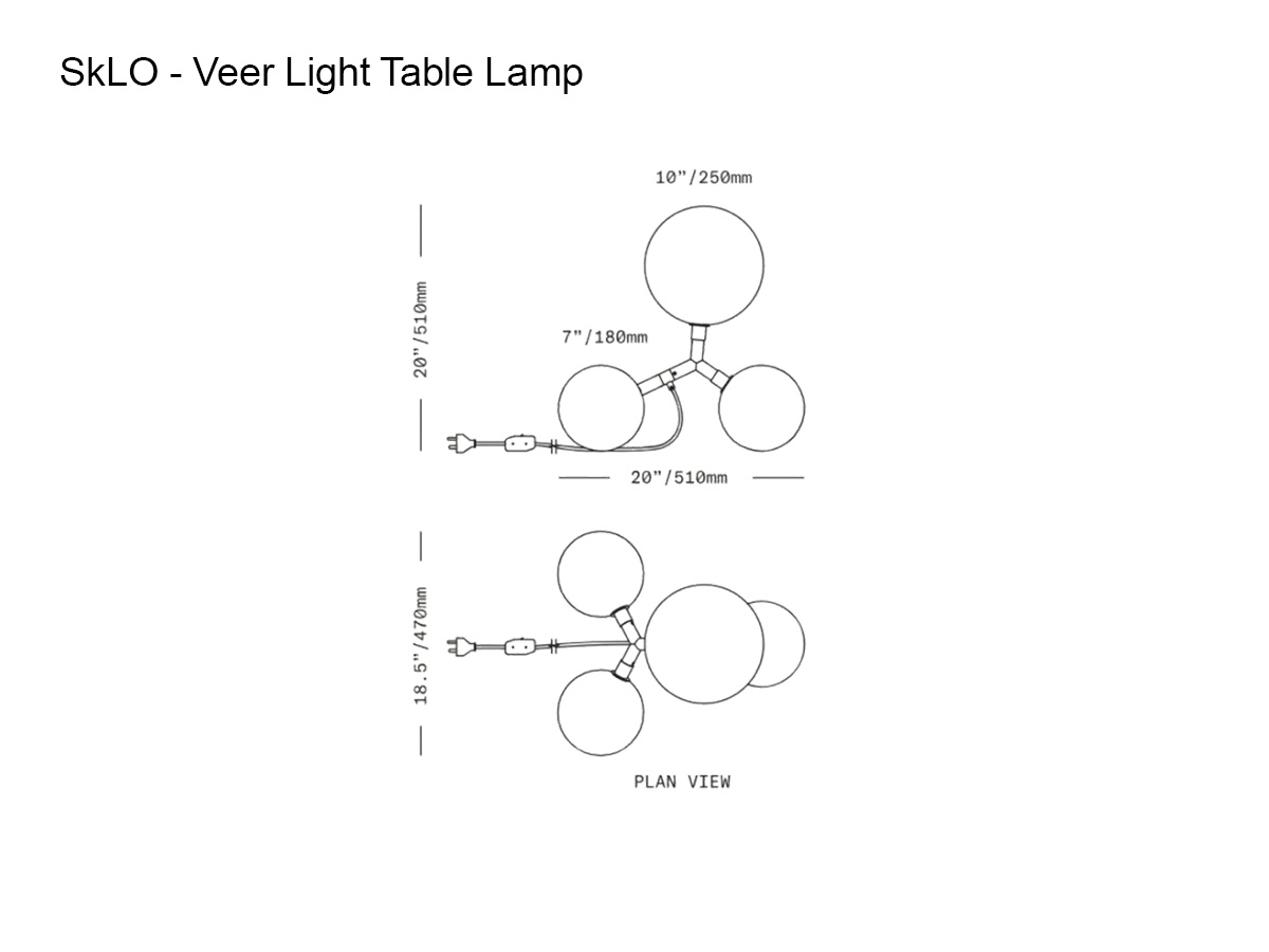 SkLO Veer Light Table Lamp