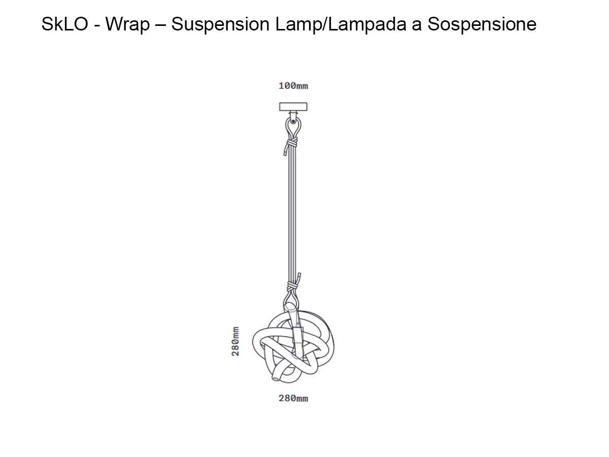 SkLO Wrap Suspension Lamp