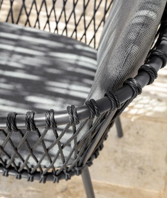 Talenti Abel Outdoor Sofa Charcoal C63 Black