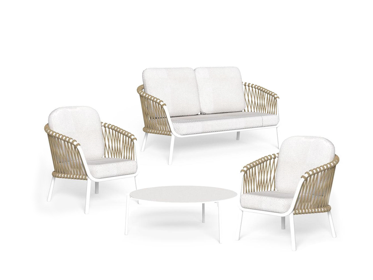 Talenti Abel Set Of Outdoor Furniture White Beige