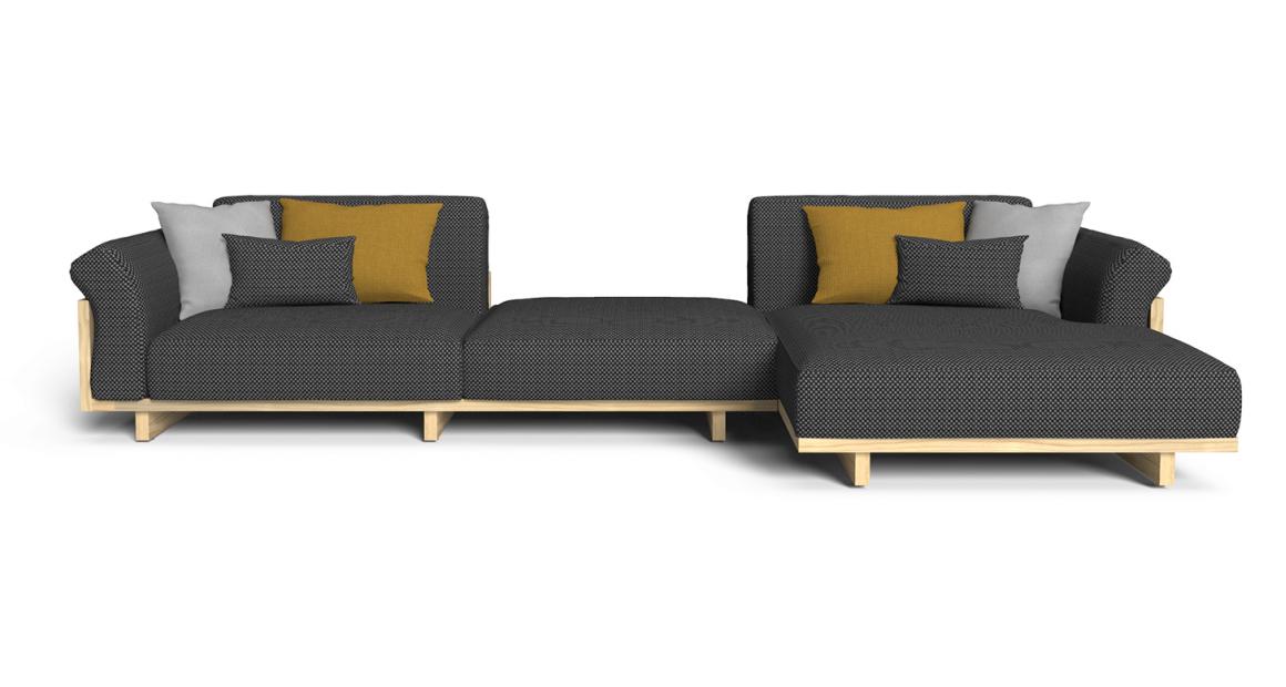 Talenti Argo Wood Sofa Collection