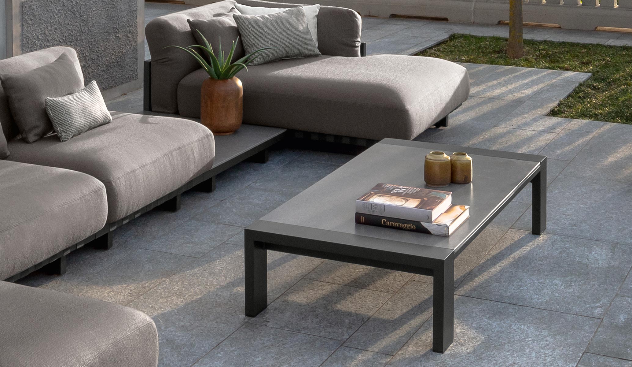 Talenti Argo Alu Coffee Table L 157 Cm