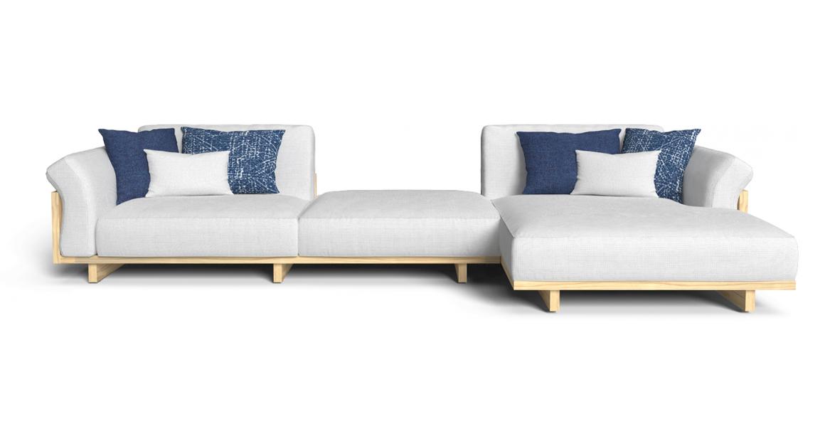 Talenti Argo Wood Sofa Collection