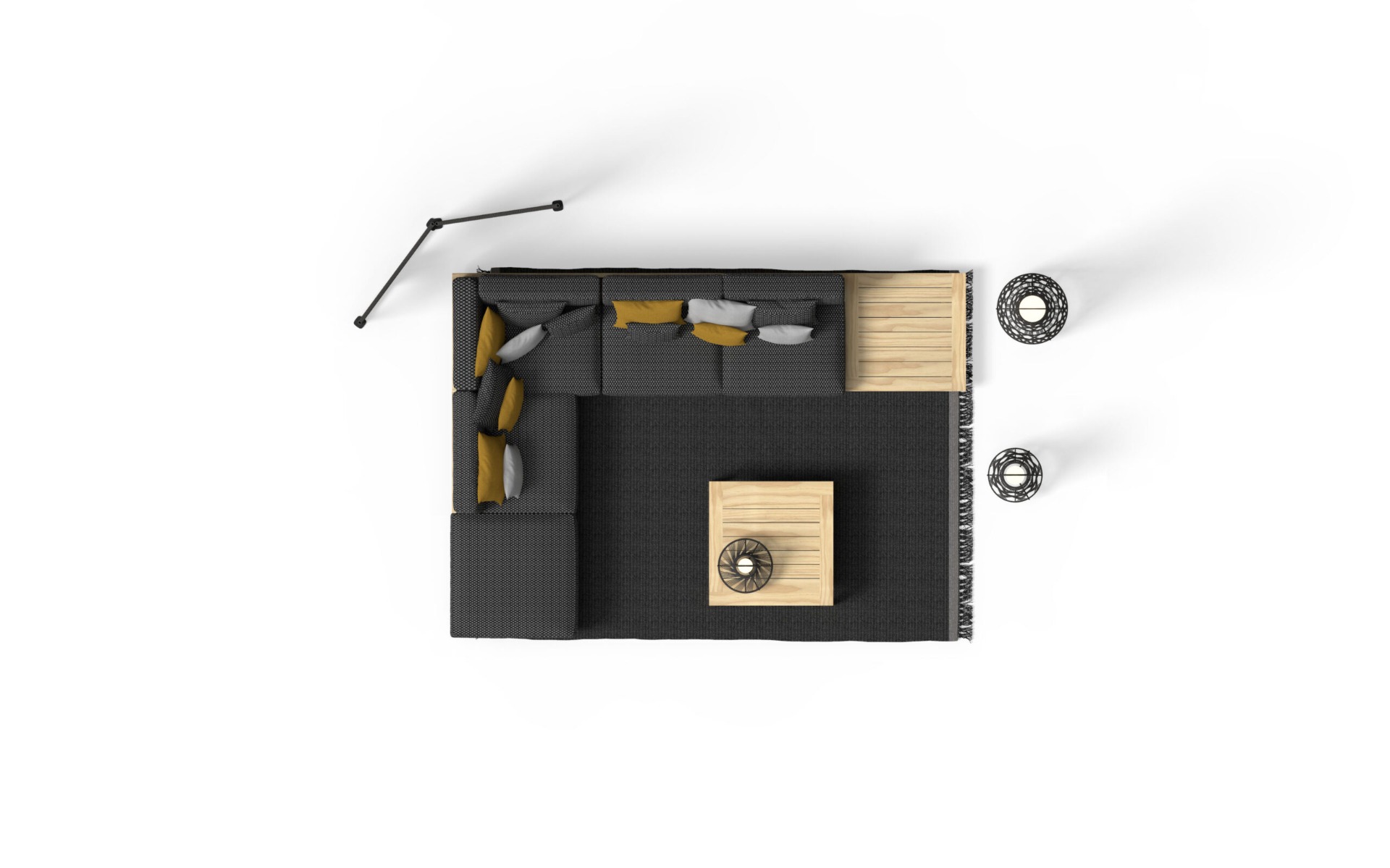 Talenti Argo Wood Sofa Collection