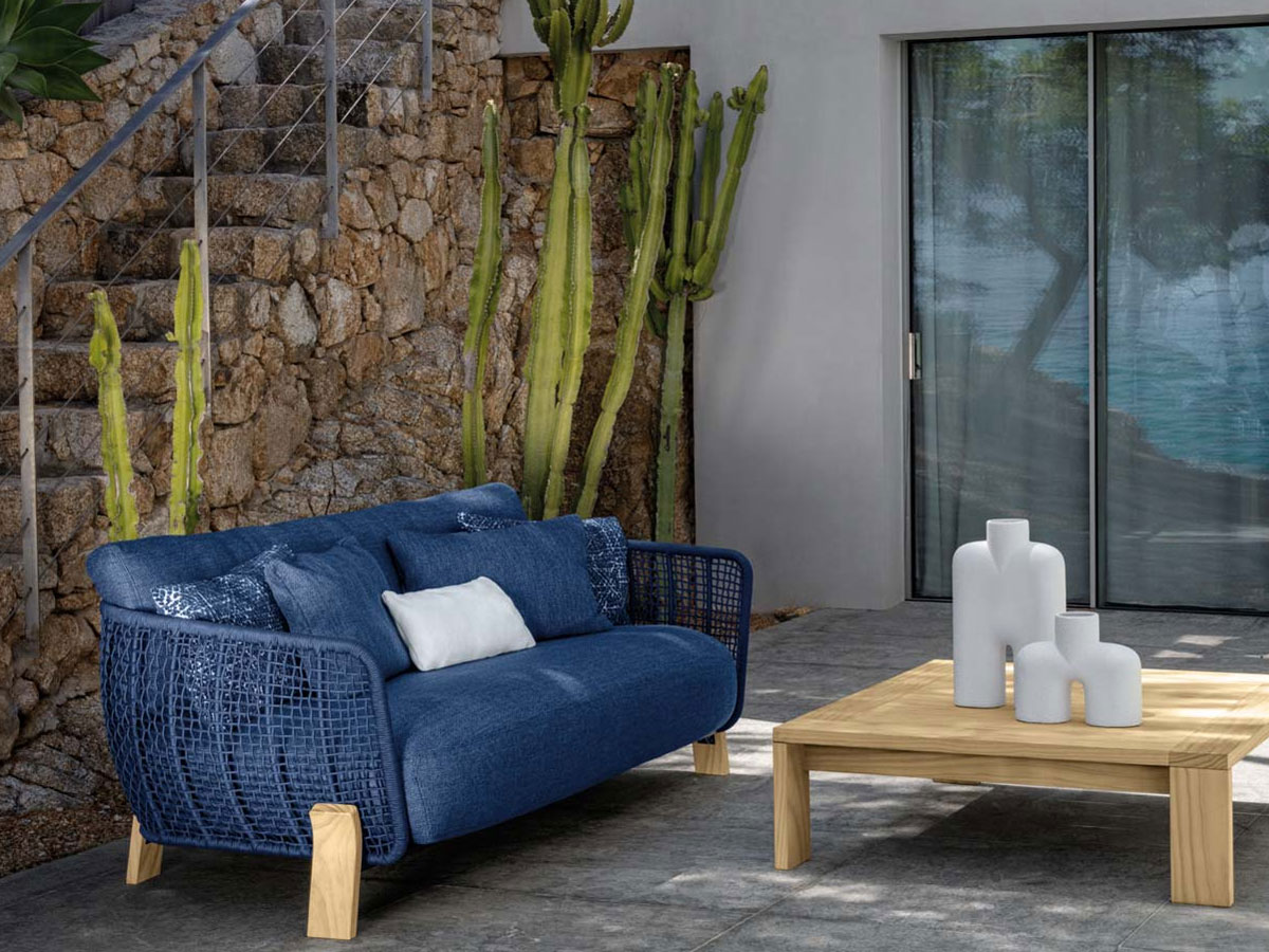 Talenti Argo Wood Sofa Love Seat