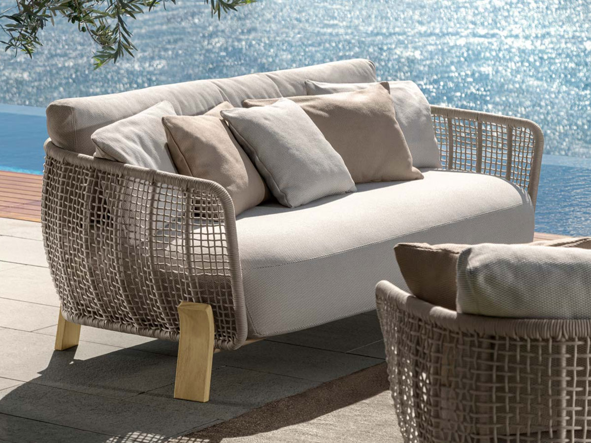Talenti Argo Wood Sofa Love Seat