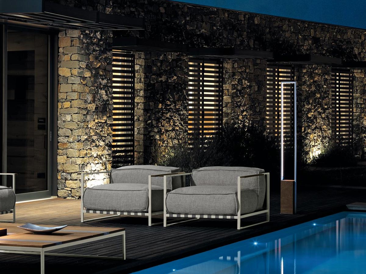 Talenti Casilda Outdoor Rechargeable Floor Lamp L