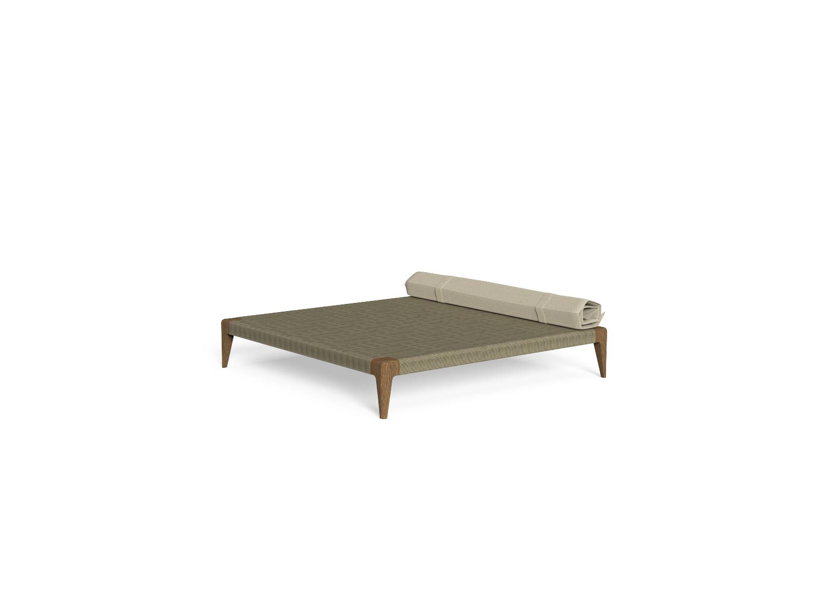 Talenti Cruise Teak Pouf