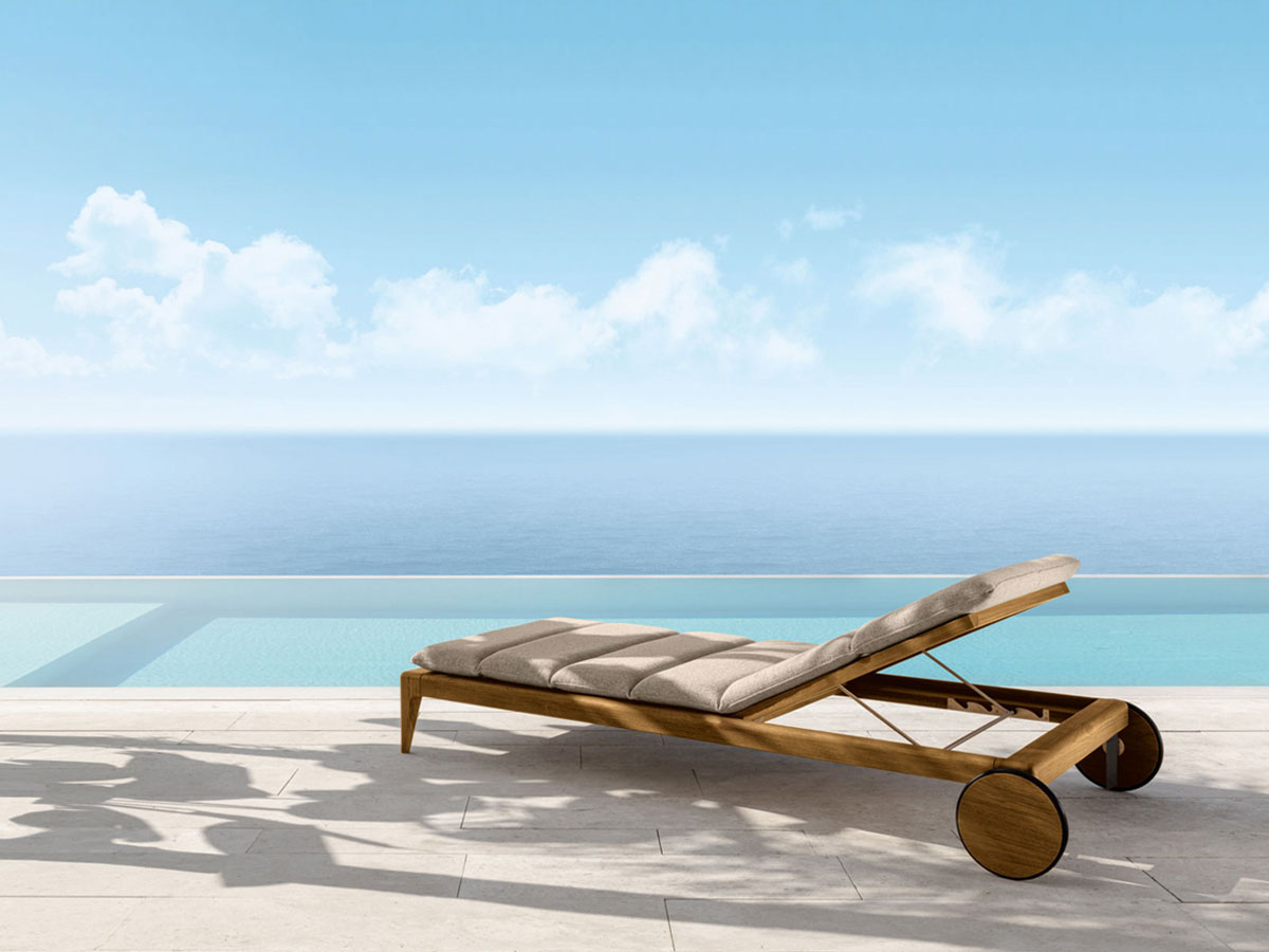 Talenti Cruise Teak Sunbed