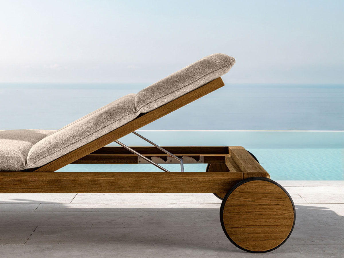 Talenti Cruise Teak Sunbed