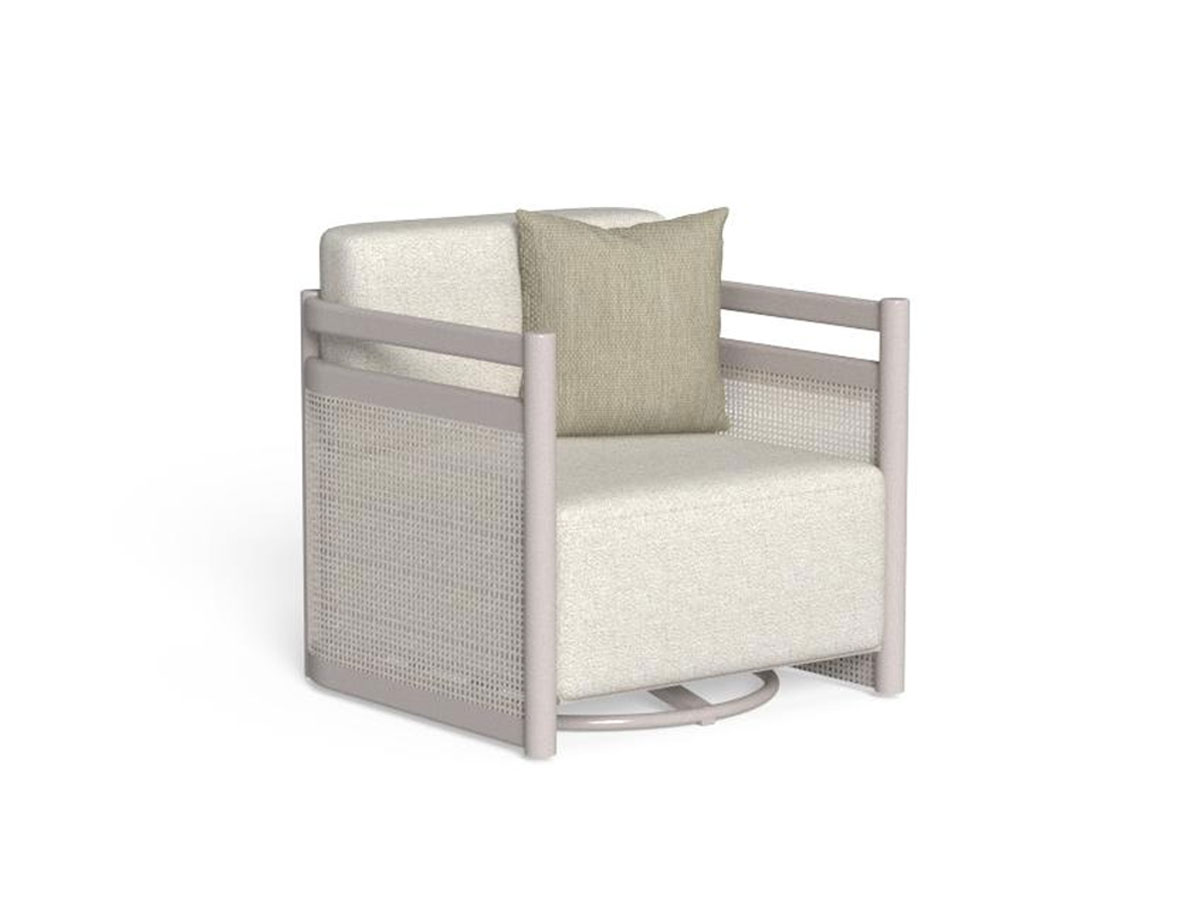 Talenti Edwin Alu Swivel Armchair