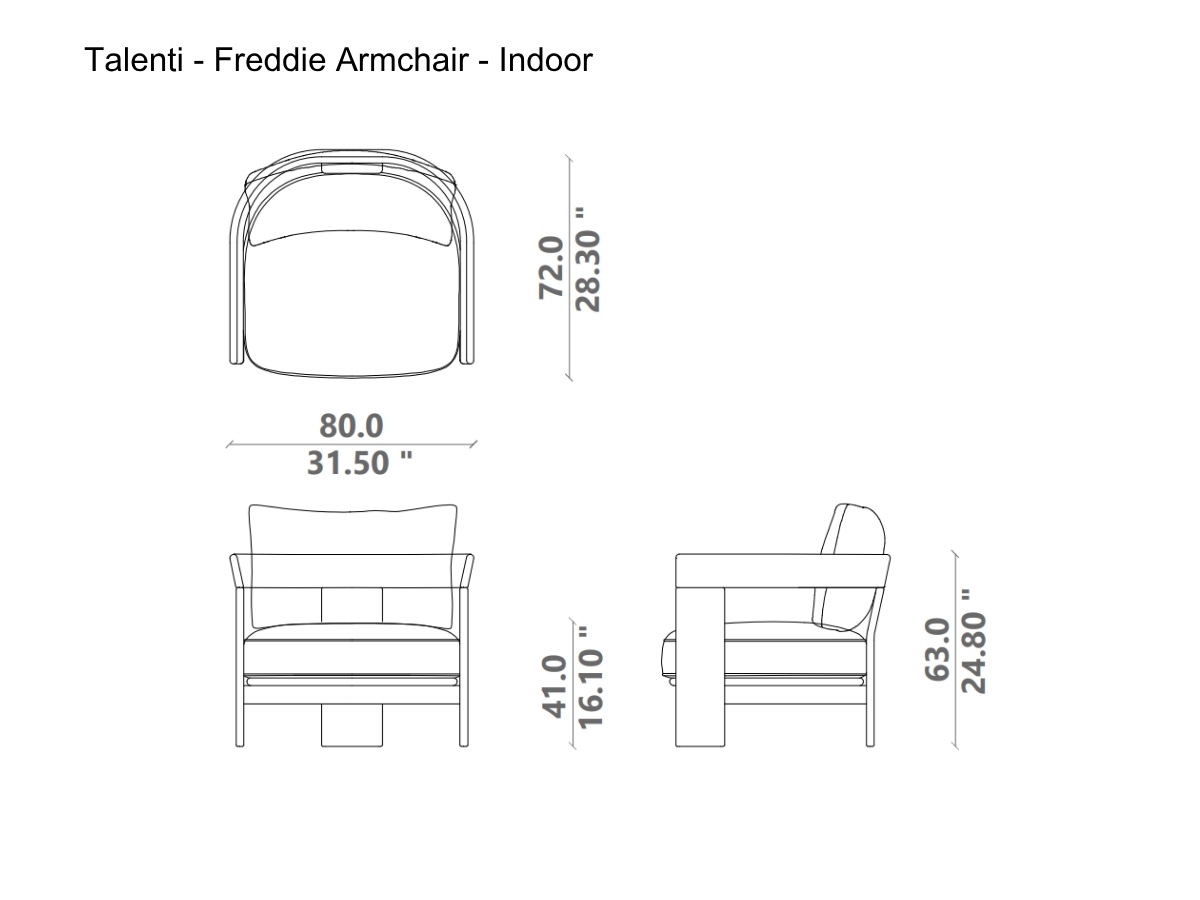 Talenti Freddie Armchair Indoor