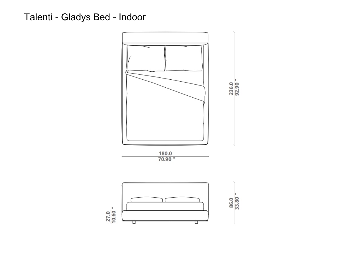 Talenti Gladys Bed Indoor