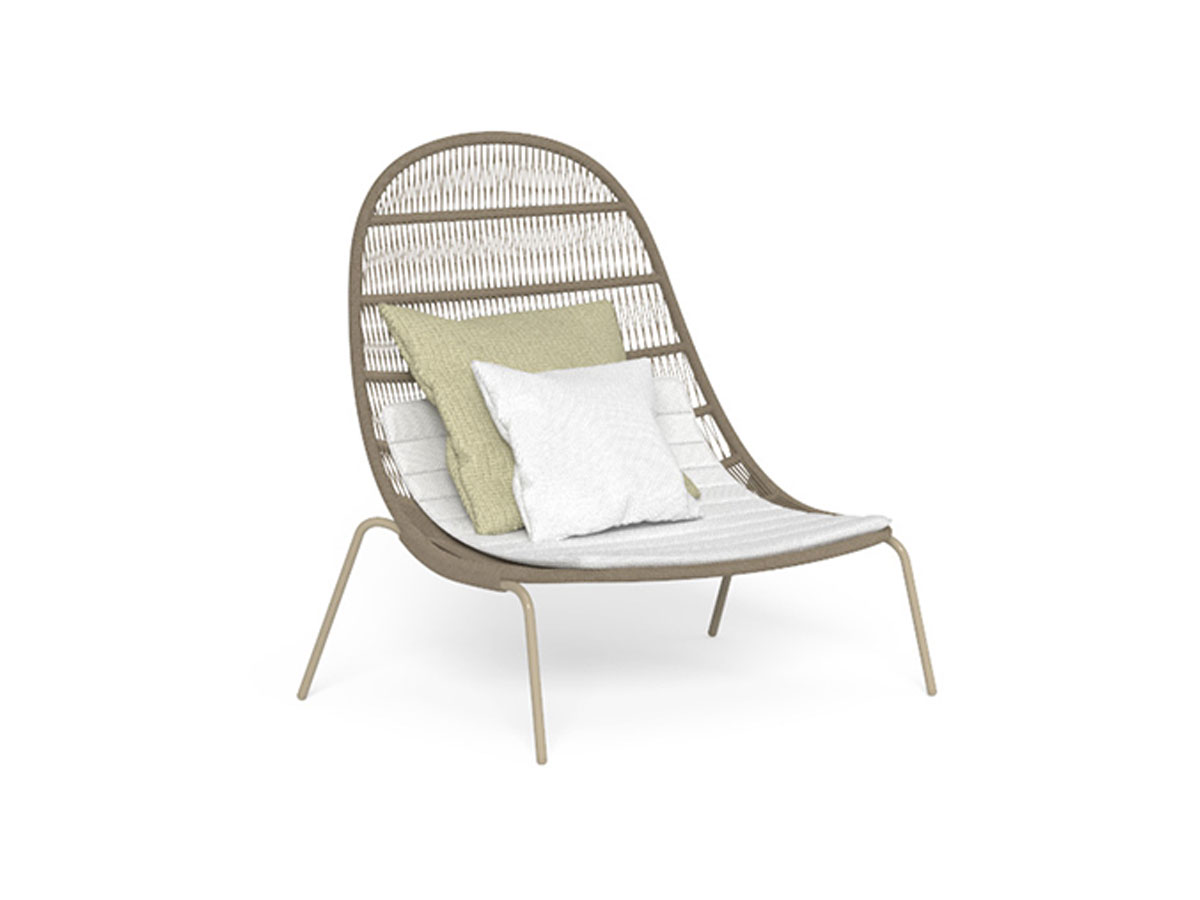 Talenti Panama Lounge Armchair Dove Grey