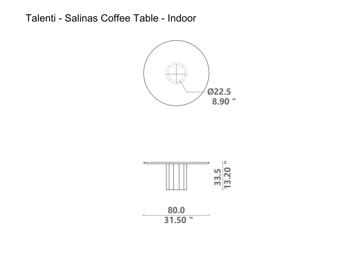 Talenti Salinas Coffee Table Indoor