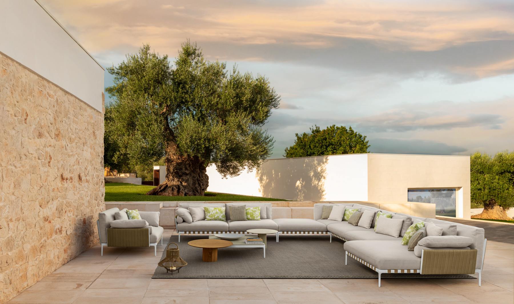 Talenti Salinas Coffee Table Concrete Outdoor